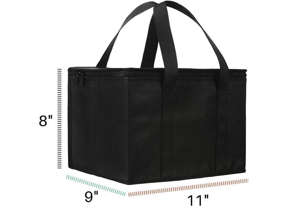 Wholesale High quality Waterproof Reusable Thermal Insulated Grocery Cool Carry Cooler Lunch Bag For Frozen Food