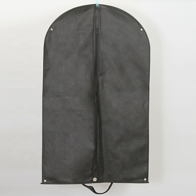 custom eco friendly non woevn clothing foldable suit bag garment bag suit cover 140cm suit bag