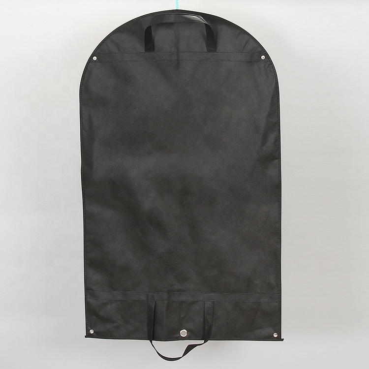 custom eco friendly non woevn clothing foldable suit bag garment bag suit cover 140cm suit bag