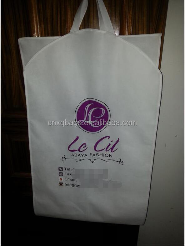 Customized reusable Size Garment Suit garment bag gown cover wedding dress cover with logo