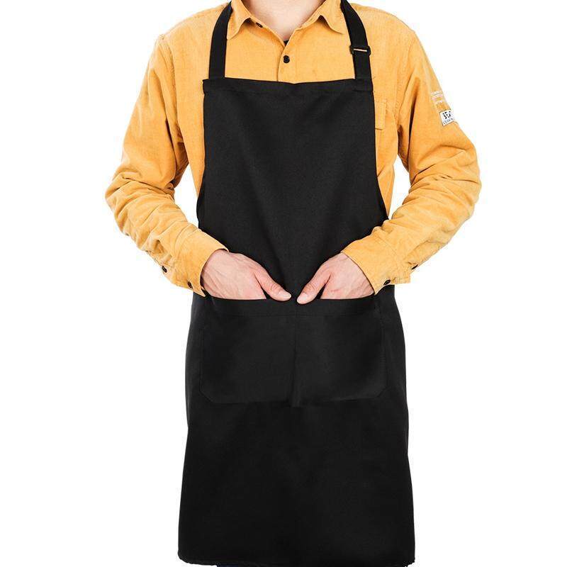 new thickened dirty-resistant wear-resistant anti-fouling kitchen women's cotton canvas apron