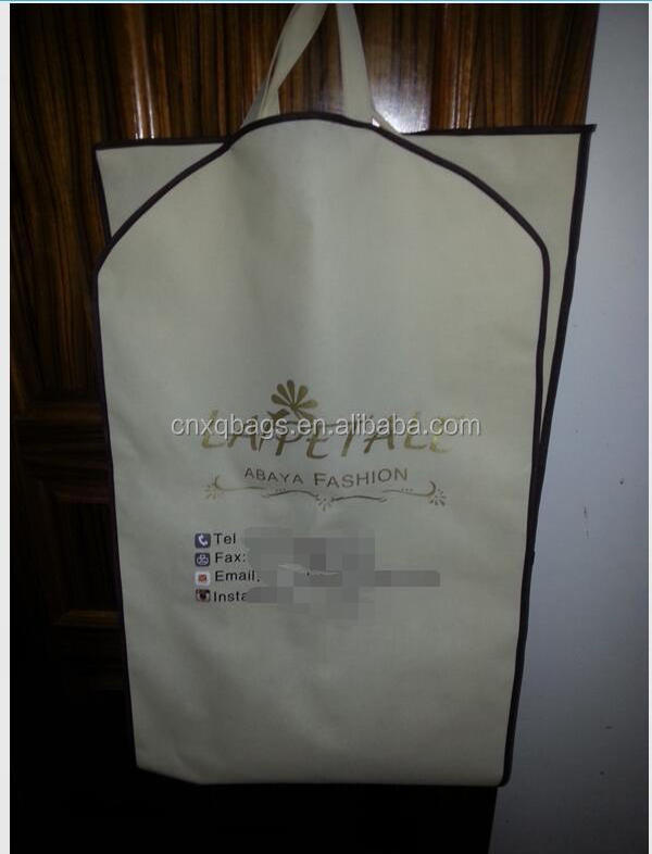 Customized reusable Size Garment Suit garment bag gown cover wedding dress cover with logo