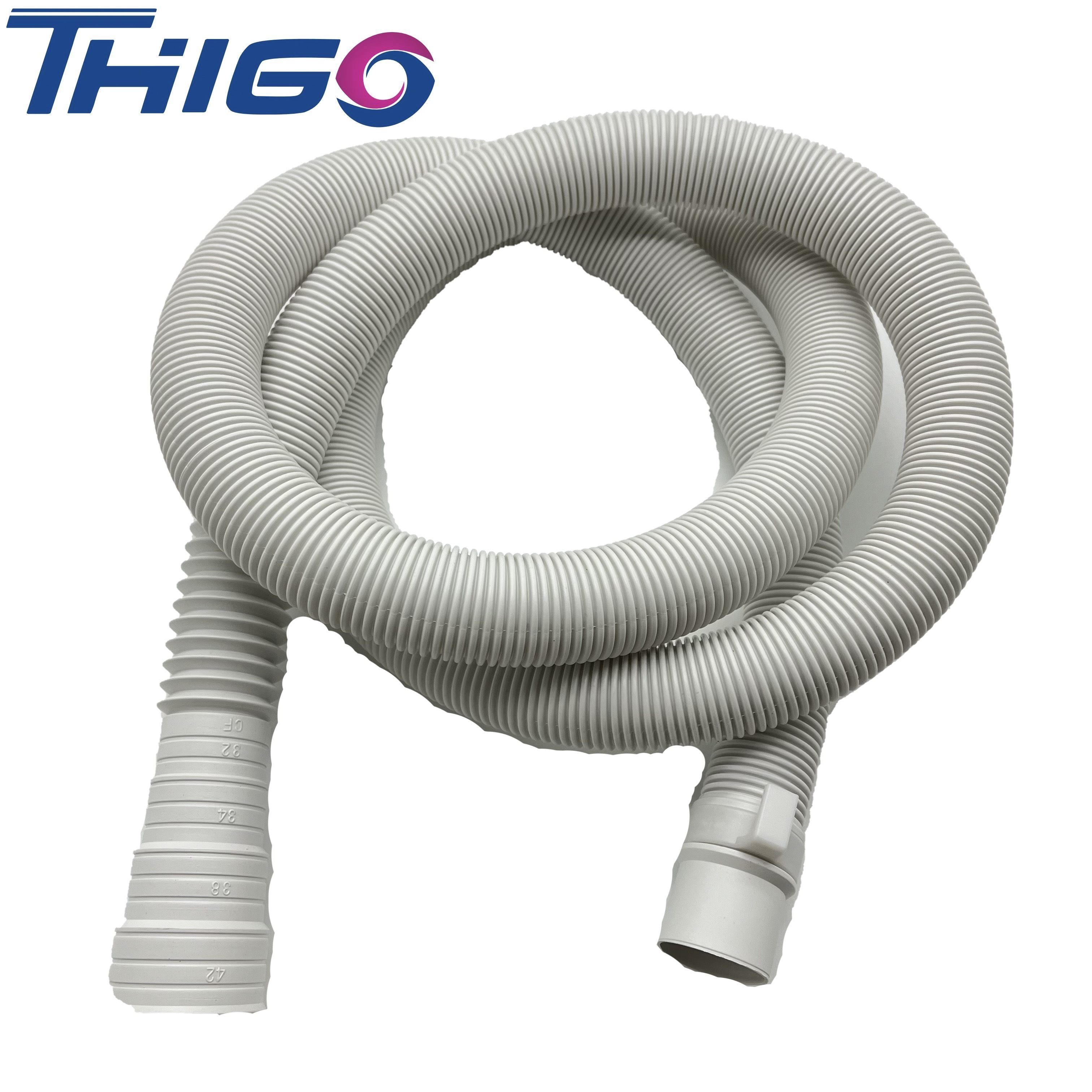 Thigo Washing Machine Parts Flexible Drain Pipe PVC EVA PE PP Appliance Parts Inlet Extension 23 4 Inch High Pressure Water Hose