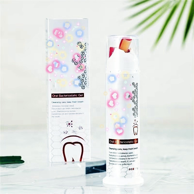 OEM Toothpaste Pump Bottle SLS Free Fruit Flavoured Toothpaste For Fresh Breath