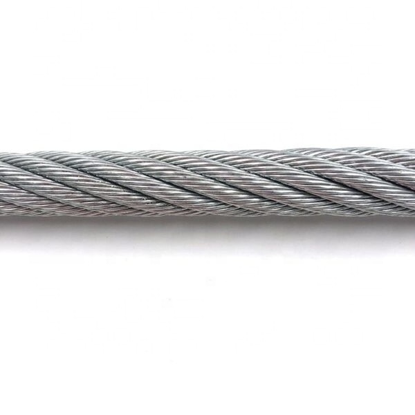 7x7 High Carbon Steel Wire Rope 12mm Stainless Steel Cable Hanging Wire with Bending & Cutting Services ANSI Standard