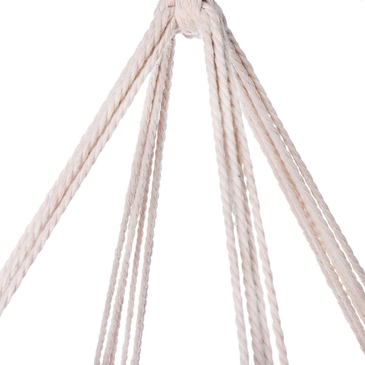 Indoor Outdoor Hammock Chair Macrame Swing Cotton Rope Hanging Chair Swing Chairs Baby Cradle