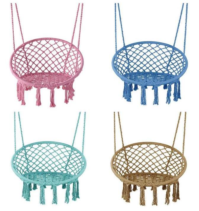 Manufacturer Best Hammock Swing Chair outdoor Macrame Swing Chair Hanging Hanging High Quality Swing Chair