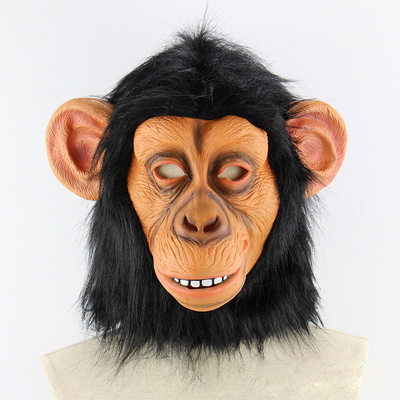 Animal Masks Monkey Latex Animal Head Mask For Halloween Costume Novelty Monkey Gorilla Head Mask Decorations