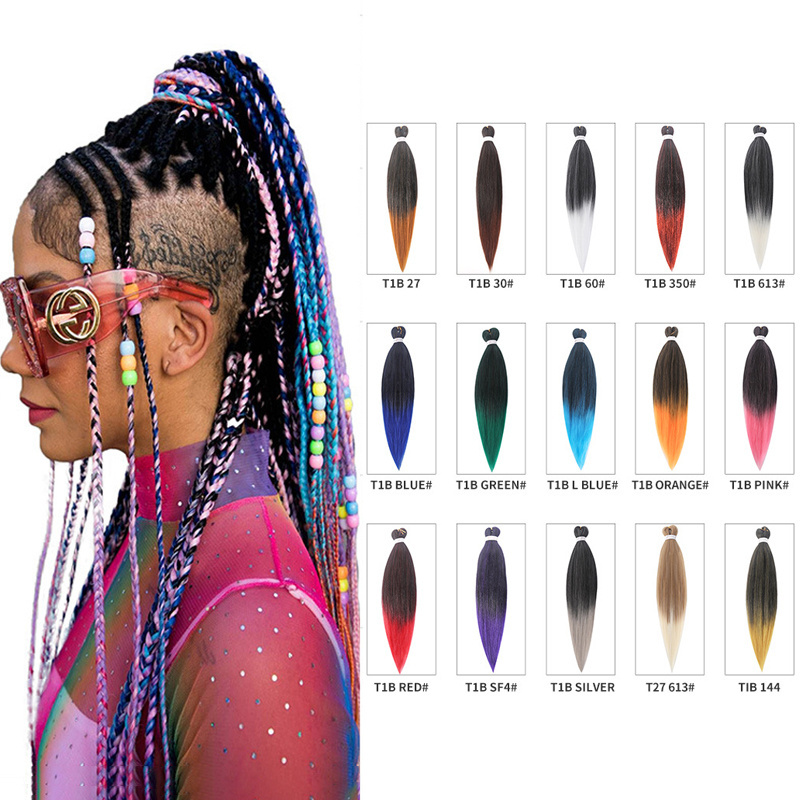 Hot Selling Hair Extensions Jumbo Crochet Ez Braid Pre Stretched Braiding Hair Afro Hair Braids Synthetic