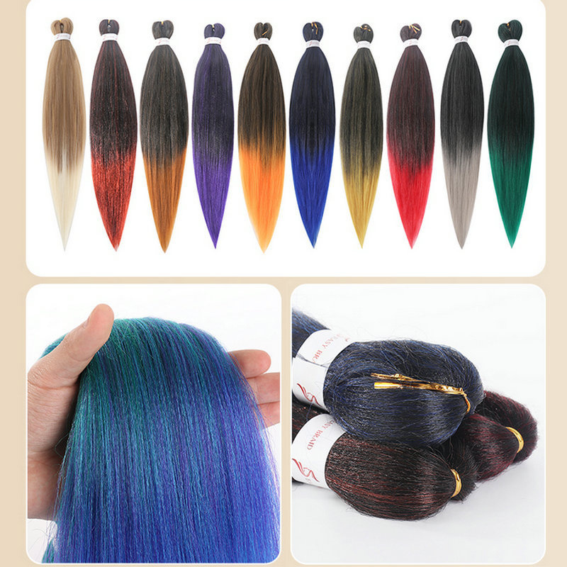 Hot Selling Hair Extensions Jumbo Crochet Ez Braid Pre Stretched Braiding Hair Afro Hair Braids Synthetic