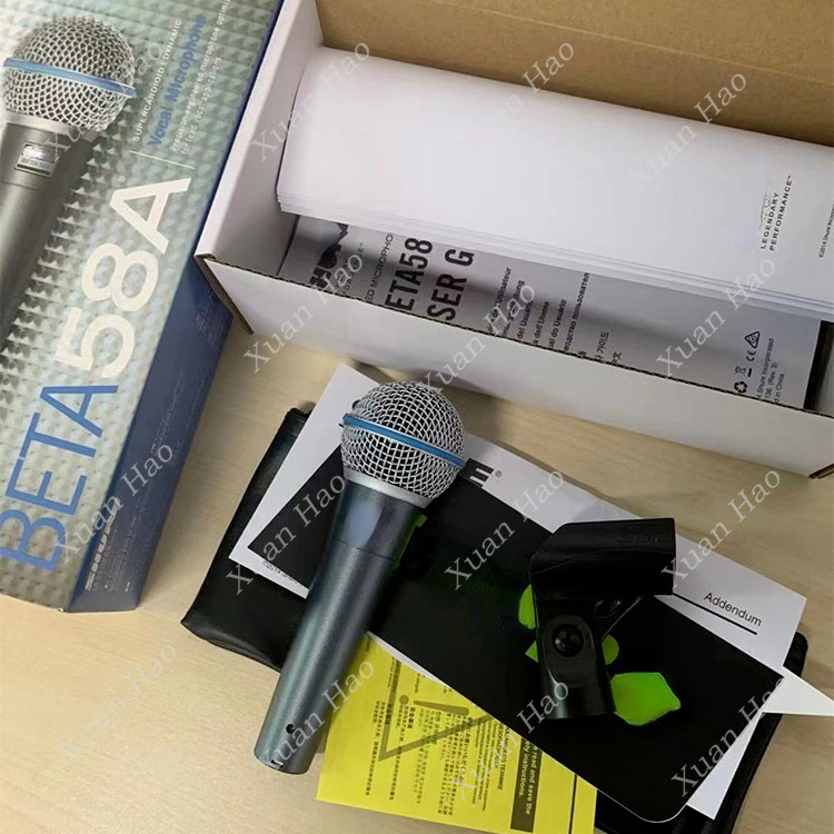 Beta58 Mic Recording Super-Cardioid Beta58a Wired Handheld Dynamic Vocals Microphone Beta58