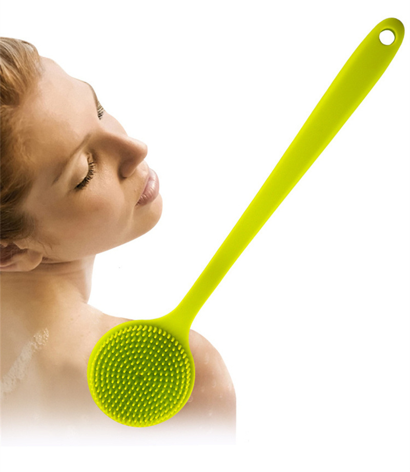 Bath Brush Back Scrub Long Handle Scrubber Massager Shower Body 15