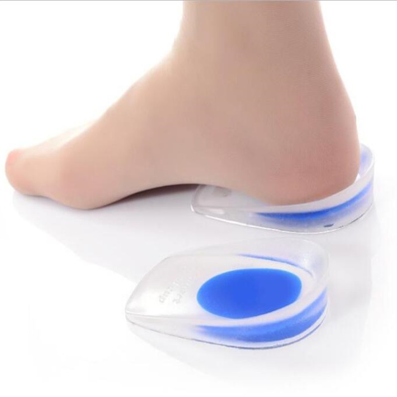 Wholesale Silicone height increase gel heel pad insoles for ladies shoes