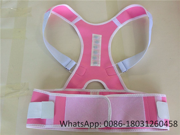 Custom Hot sale neoprene Magnetic Lumbar support Belt Posture Corrector Back Brace