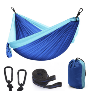 Hot Sale High Quality 210T Nylon Outdoors Single and Double Camping Hammock With Mosquito Net