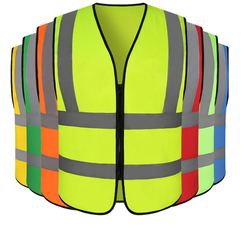 Men Women Adults Pocket Hi vis Walking Running Reflective High Visibility Clothing Safety Vest