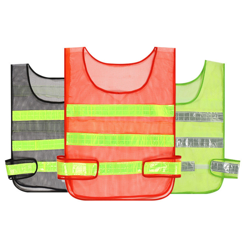 Men Women Adults Pocket Hi vis Walking Running Reflective High Visibility Clothing Safety Vest