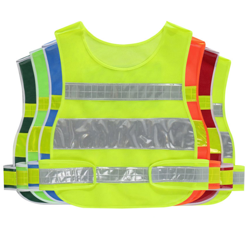 Men Women Adults Pocket Hi vis Walking Running Reflective High Visibility Clothing Safety Vest