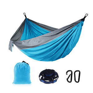 High quality eco friendly nature hike traveler survival multi person hanging folding portable hammock