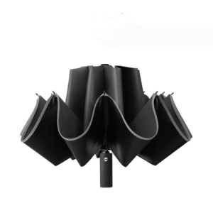 Travel Umbrella Automatic Open Close Compact Umbrella Windproof Backpack Car Portable Collapsible Umbrella  with led light