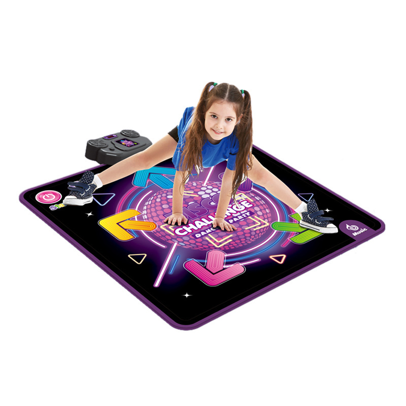 New Design Little Boy Girls Birthday Gifts Battery Light Up Electronic Dance Mat for Kids