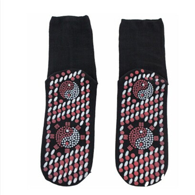 Unisex Winter Heated Therapy Warm Tourmaline Socks Pain Relief Anti-Freezing Selfheating Magnetic Socks