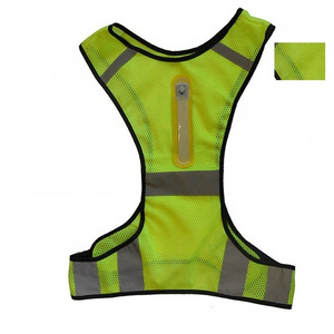 New Design LED Lights Reflective Safety Vest Making Running Safety