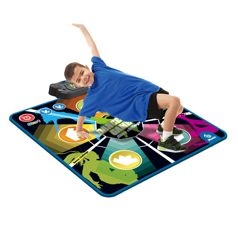 New Design Little Boy Girls Birthday Gifts Battery Light Up Electronic Dance Mat for Kids