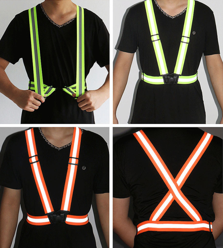 Traffic Walking Running Safety Reflective Belt Reflective Vest