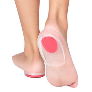 Wholesale Silicone height increase gel heel pad insoles for ladies shoes