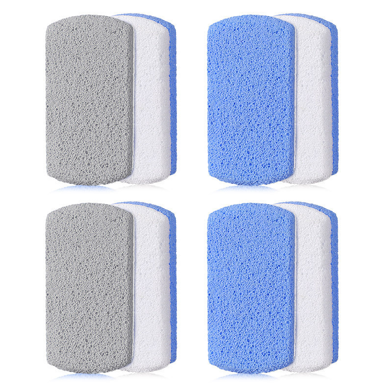 Feet Hard Skin Callus Remover and Scrubber Two-color Foam Glass Foot Pumice Stone