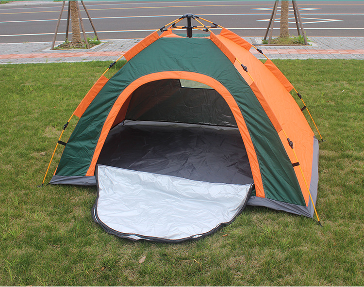 Custom Popular Double Rainproof Outdoor Automatic Portable Camping Trailer Tent for Hiking Fishing Mountaineering