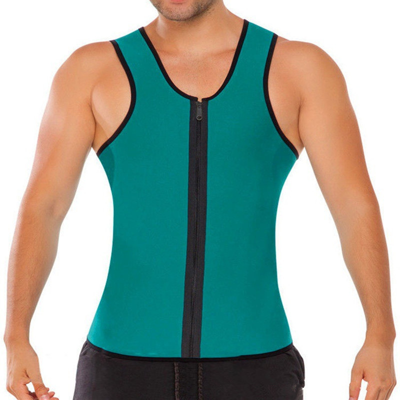 Super Thin Men's Body Shaper Slimming Vest Seamless Belly Slim T-shirt for Men