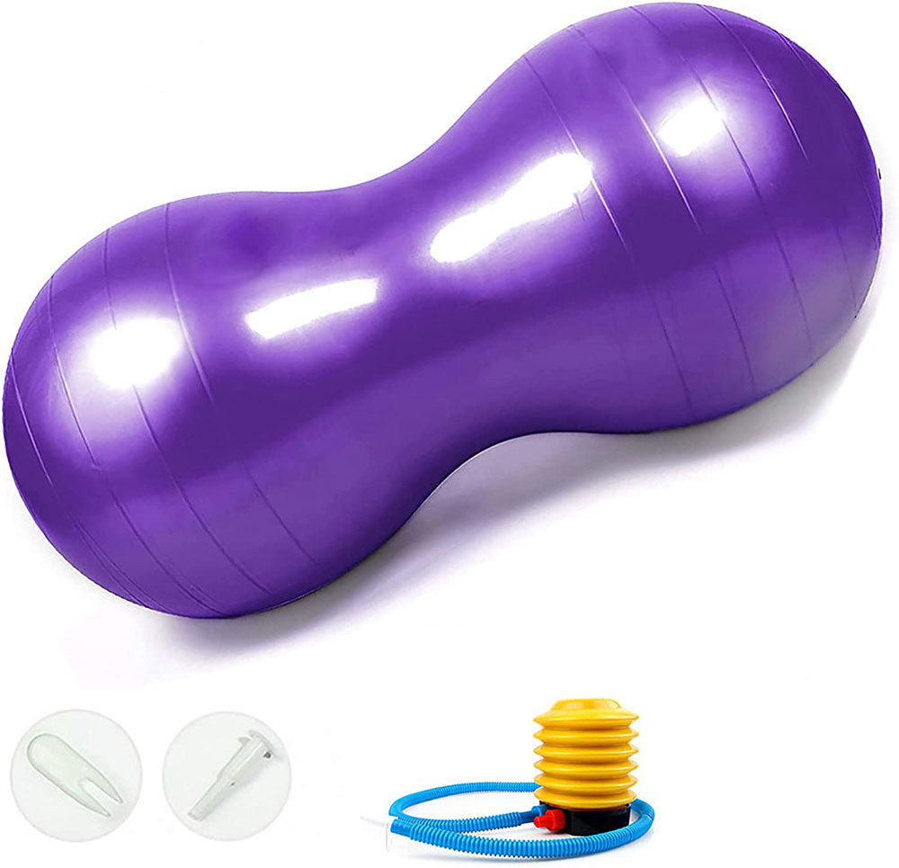 China Hot Selling High Quality 45cm Inflatable Yoga Peanut Ball Anti Burst