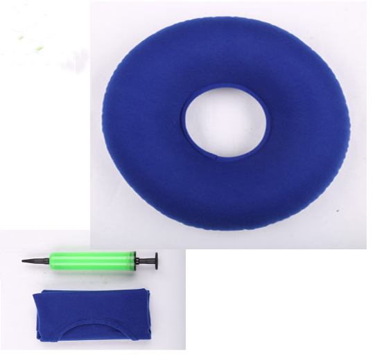 Inflatable Medical Air Ring Donut Cushion Pillow with Pump