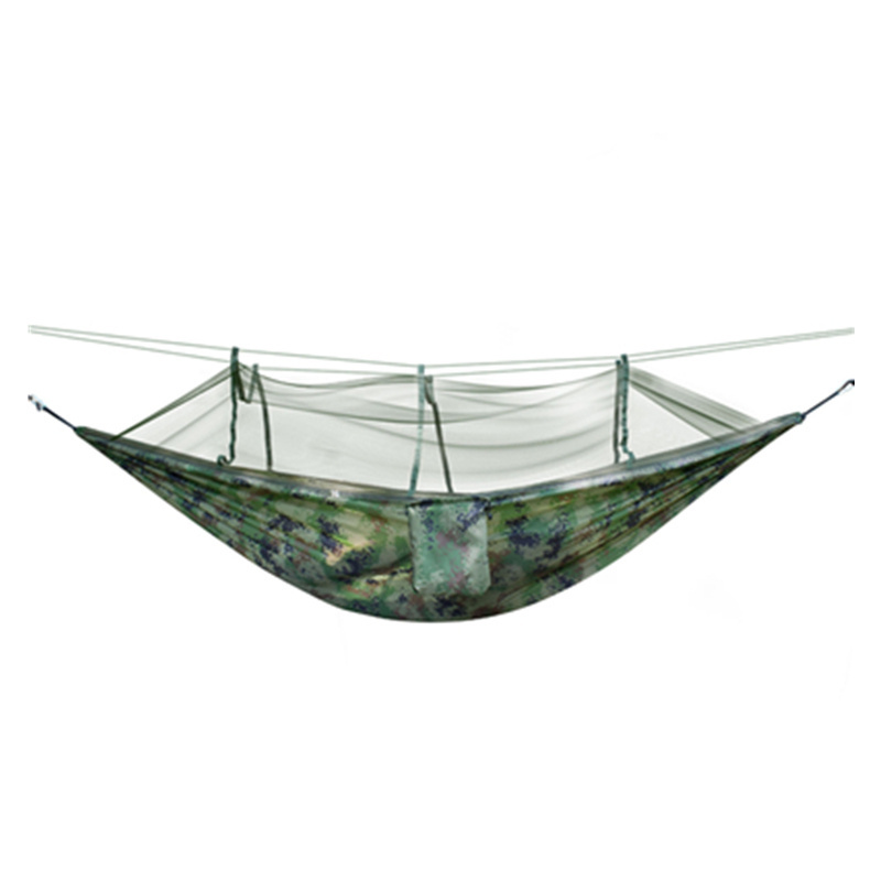 Double Person Travel Outdoor Camping Tent Hanging Hammock Swing Bed Mosquito Camping Hammock