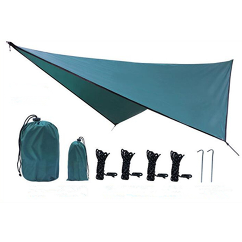 Portable Double Hammock Rainfly Camping Tent Tarp Shelter Sun Fly Outdoor Canopy