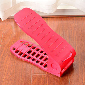 OEM Top Selling Items Plastic Shoe Rack Adjustable Shoe Slots Space Saver Shoes Organizer