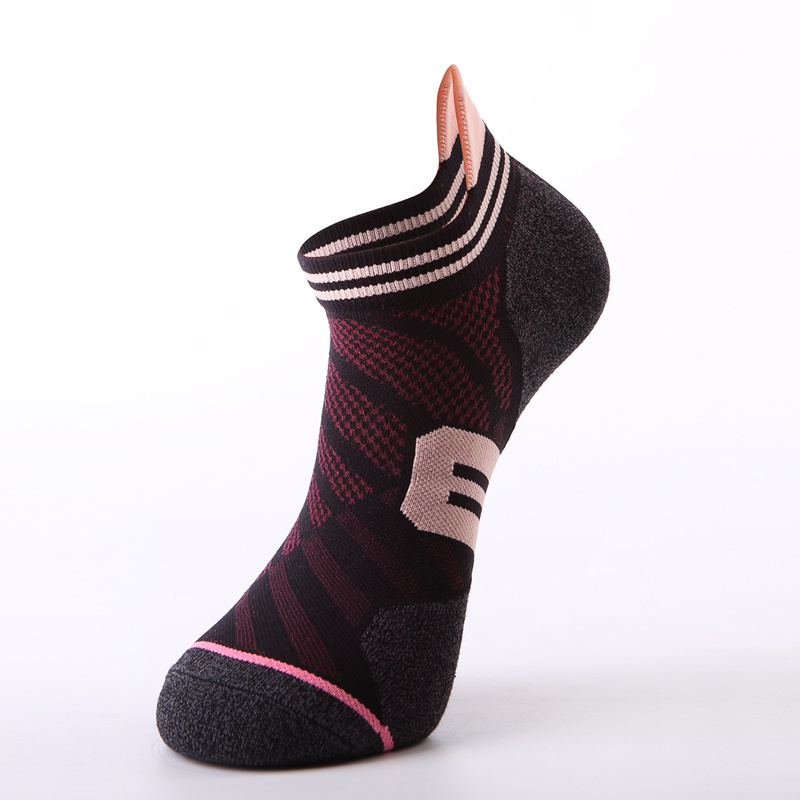 Breathable Men Anti Slip Football Soccer Sport Grip Short Socks One Size Cotton Invisible Socks