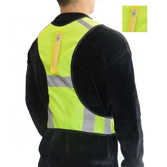 New Design LED Lights Reflective Safety Vest Making Running Safety