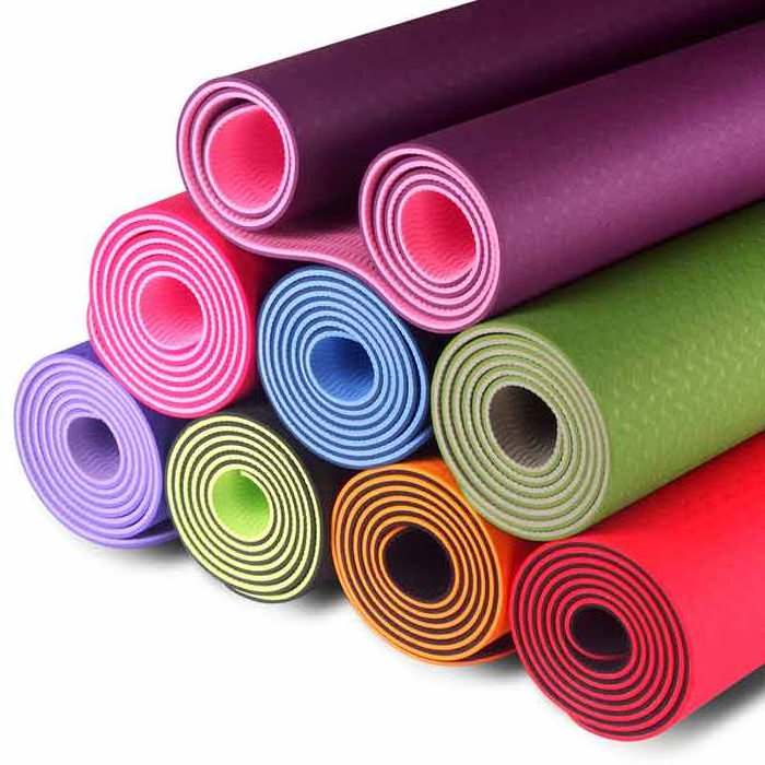 Eco-friendly TPE Material 1/4 Inch Thick Yoga Mat for Men, Women, Kids - 72