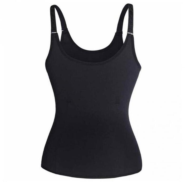 6XL Plus Size Neoprene Sweat Vest Weight Loss Body Shaper Workout Tank Tops body Shaper Corset Waist Trainer Vest Women