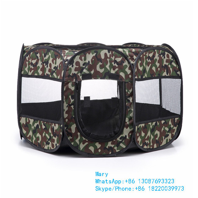 Wholesale durable portable outdoor waterproof cat dog house folding outdoor camping pet tent