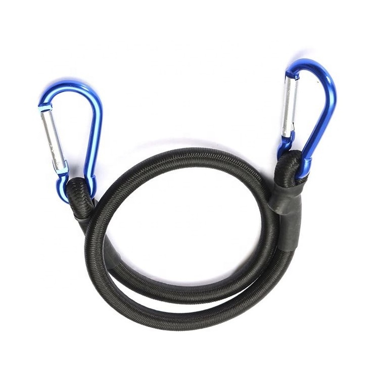 plastic hook bungee cord clips carabiner spool roll thick bungee cord