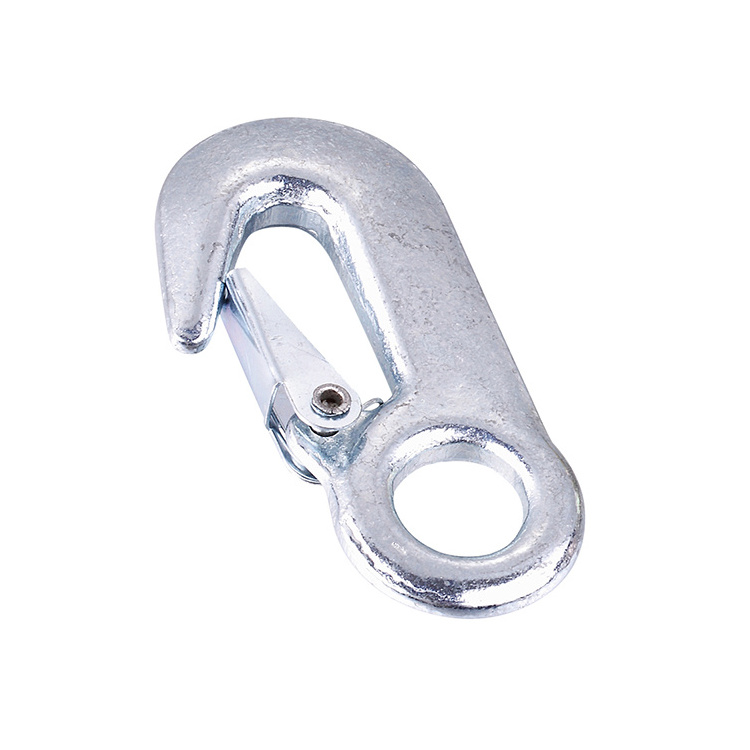 Galvanized car tow hook forge hook with eye hook