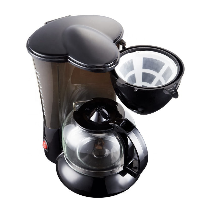 Plastic 1L Coffee Maker For Household Coffee Tea Maker With Filter Keep Warm Function Coffee Machine