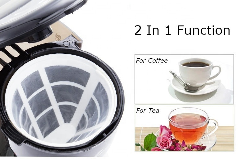 New Arrival 1.25L Americano Drip Coffee Machine For Home Appliance Portable Electric Mini Coffee Maker