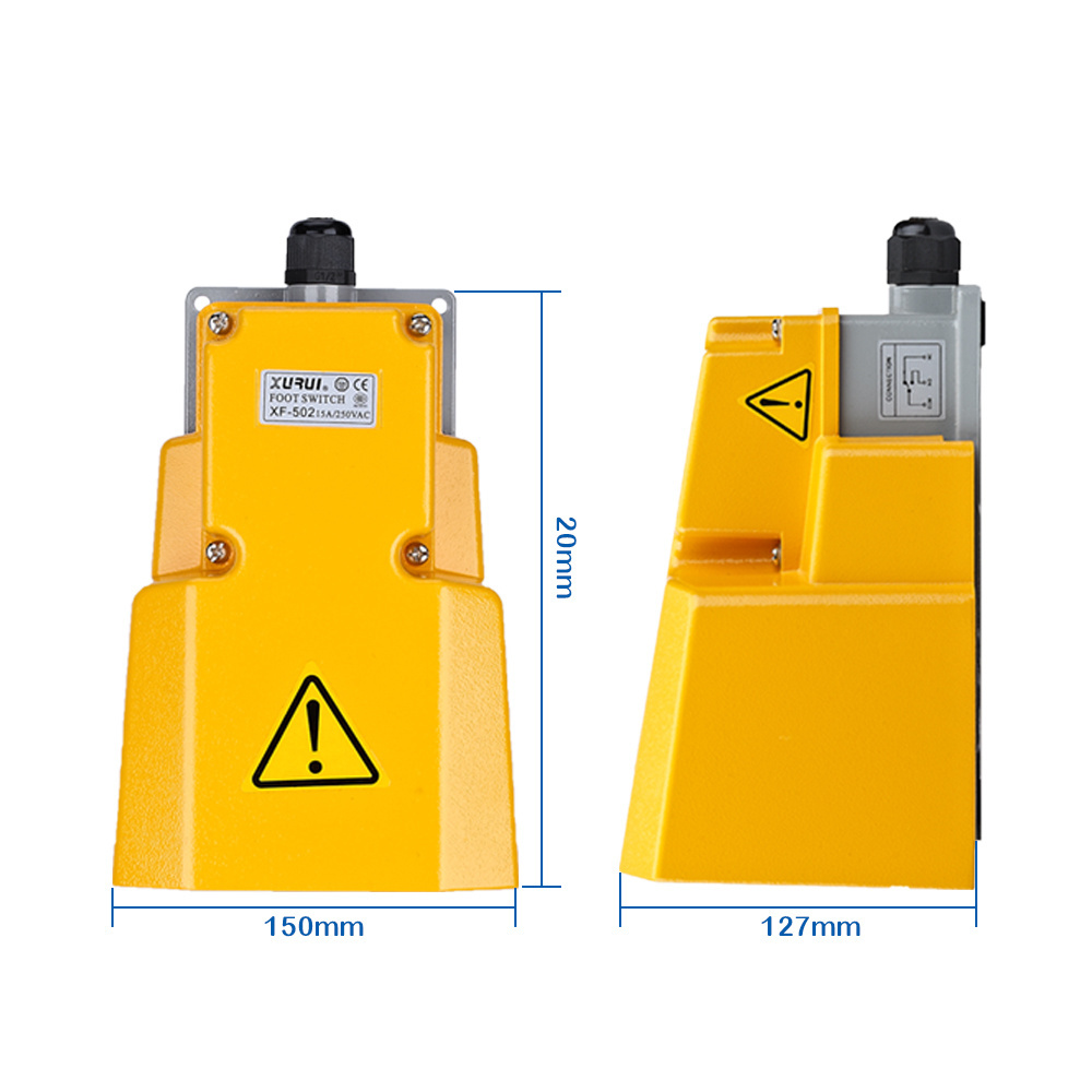 15A 250V on off foot pedal switch for machine