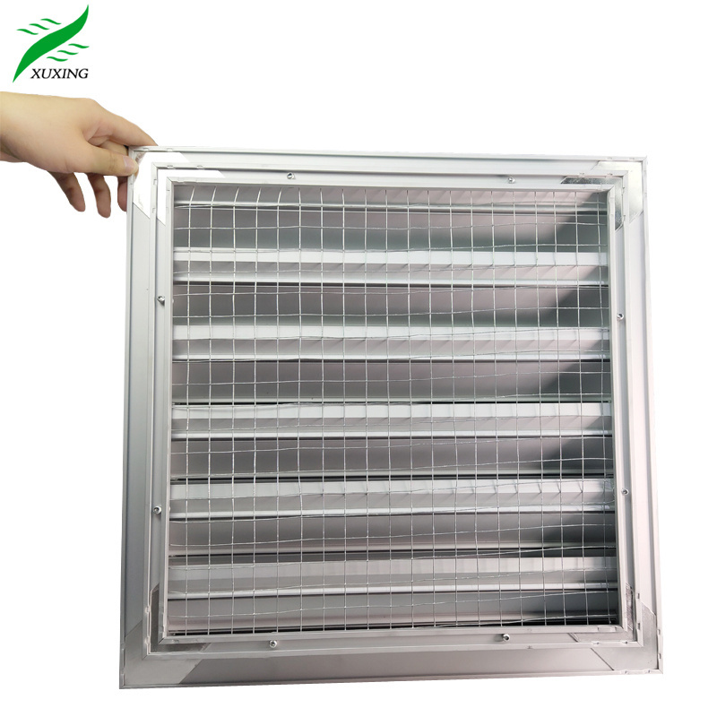 HVAC air systems Metal Exhaust fresh Air louver Weatherproof Louvers