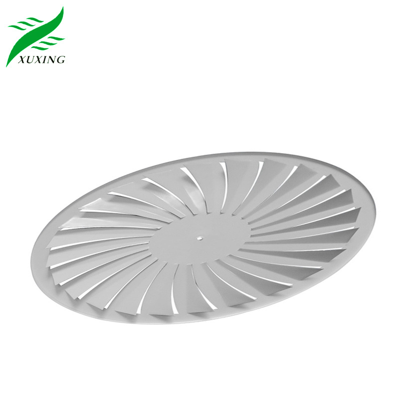 air conditioning ventilation system air duct diffusers round swirl panel swirl diffuser